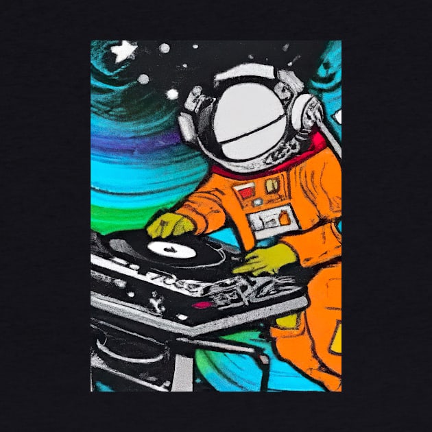 Astronaut DJ In Space by maxcode